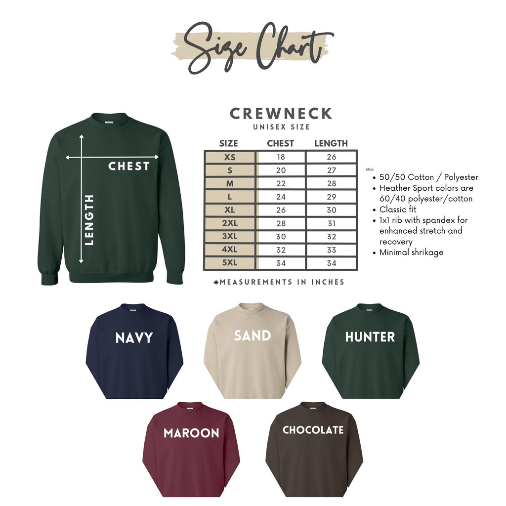 Ride Wild Crewneck | Custom Mustang Freeze Brand Crewneck