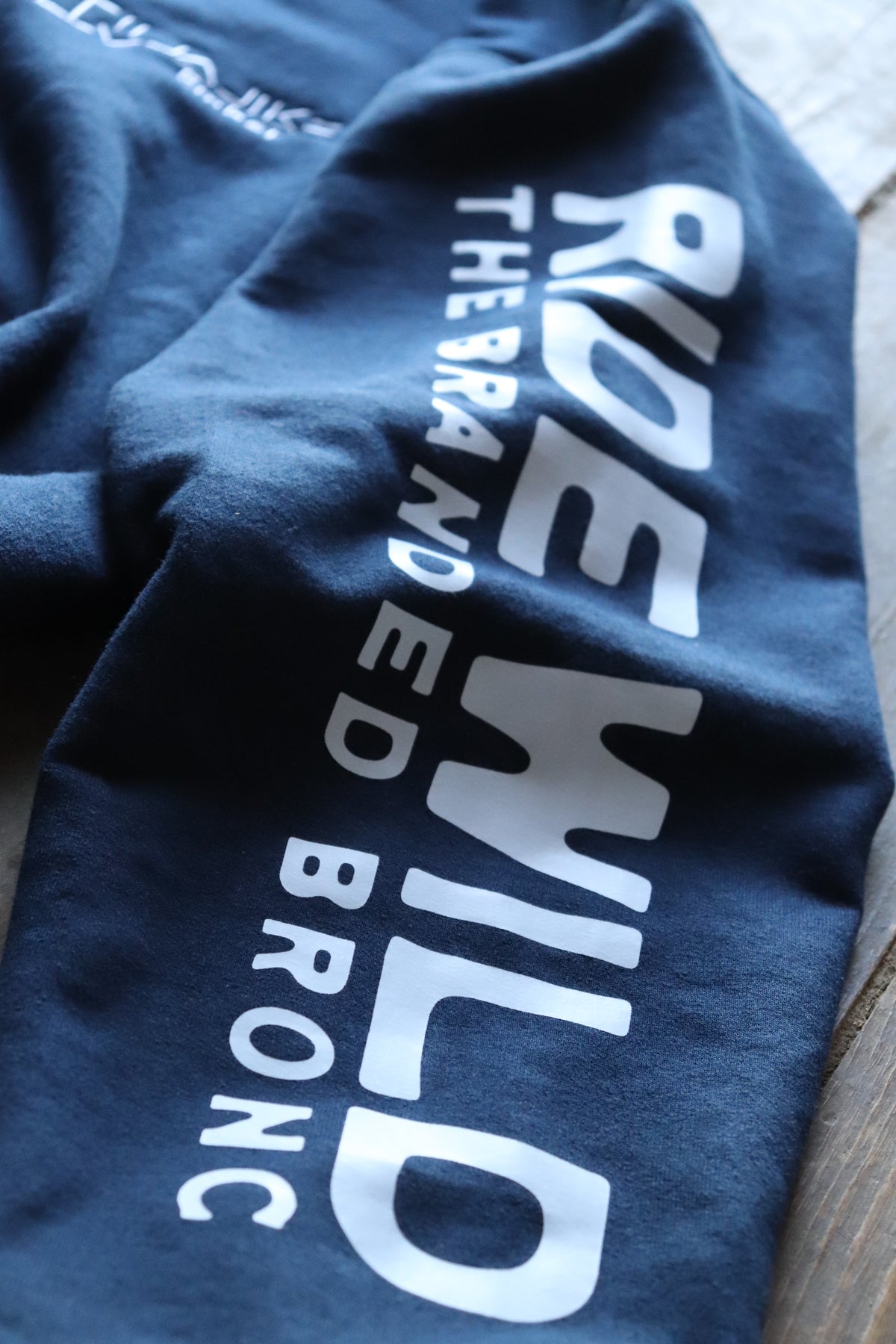 Ride Wild Crewneck | Custom Mustang Freeze Brand Crewneck