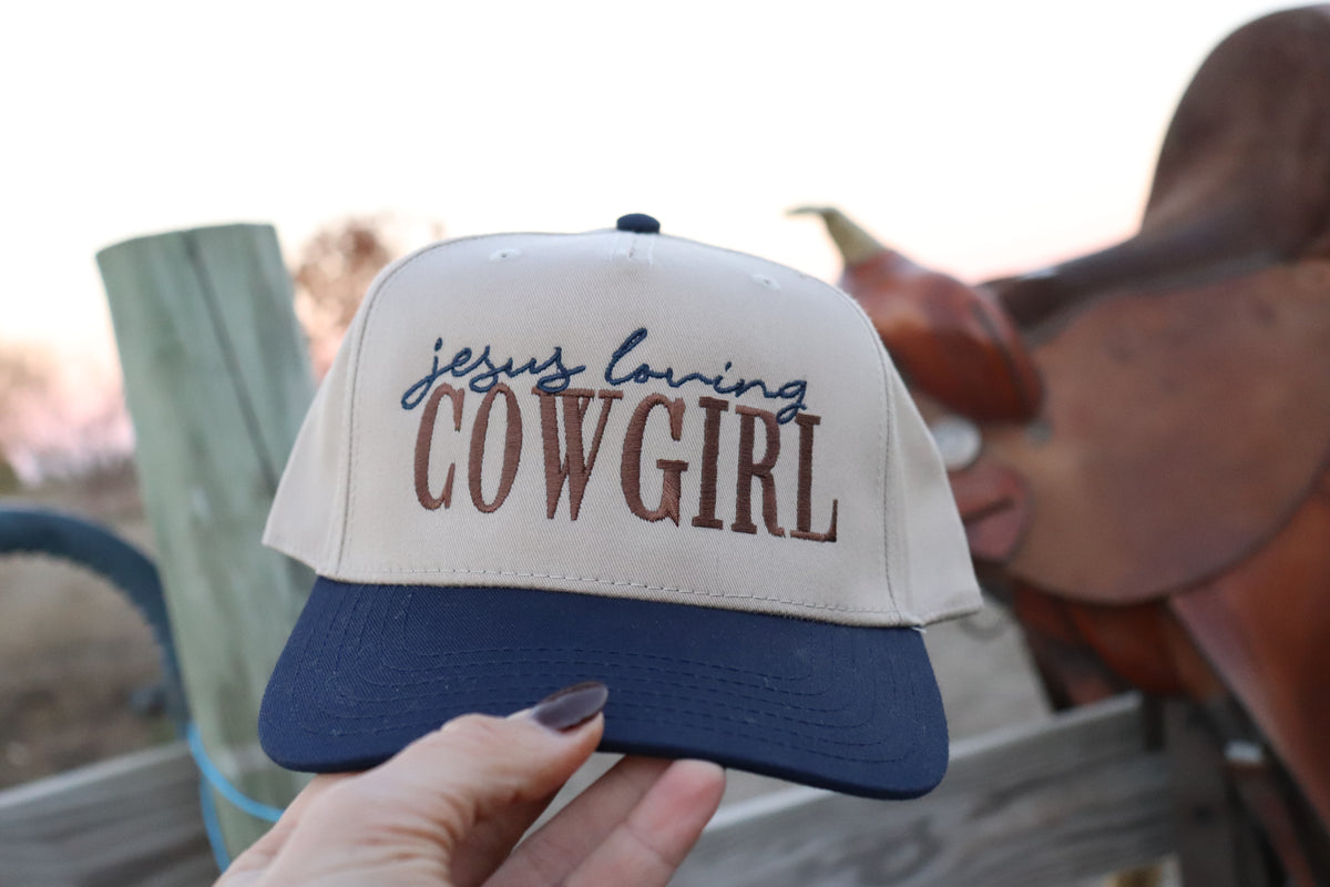 Jesus Loving Cowgirl Embroidered Hat