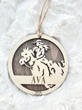 Custom Western Rider Ornament | Male or Female | Personalized Christmas