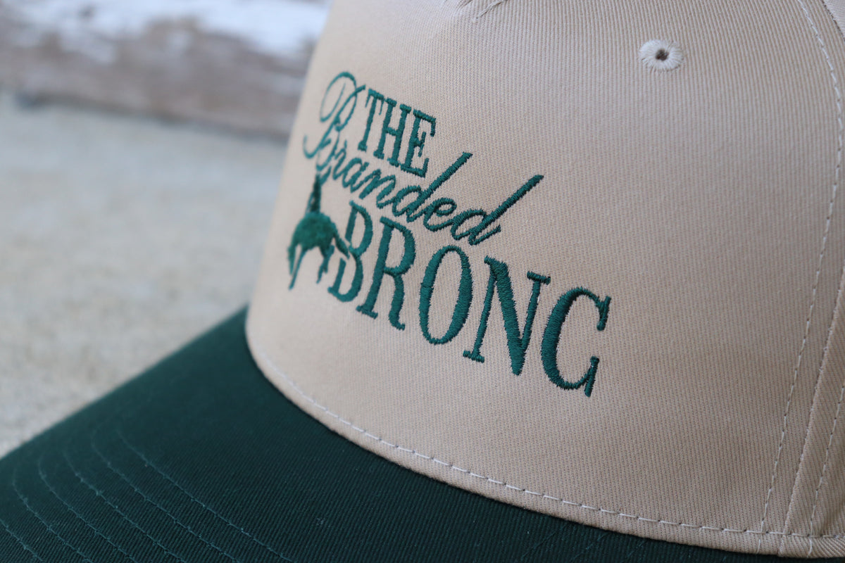 The Branded Bronc Embroidered Canvas Logo Hat