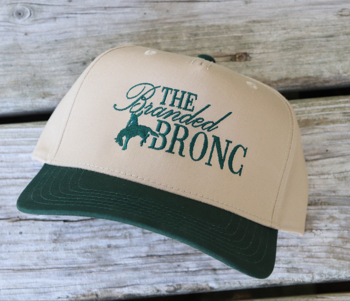 The Branded Bronc Embroidered Canvas Logo Hat