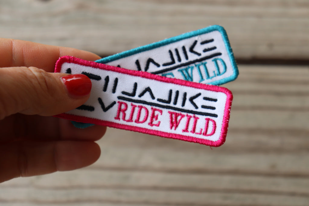 RIDE WILD Mustang Freeze Brand Custom Patch | Embroidered
