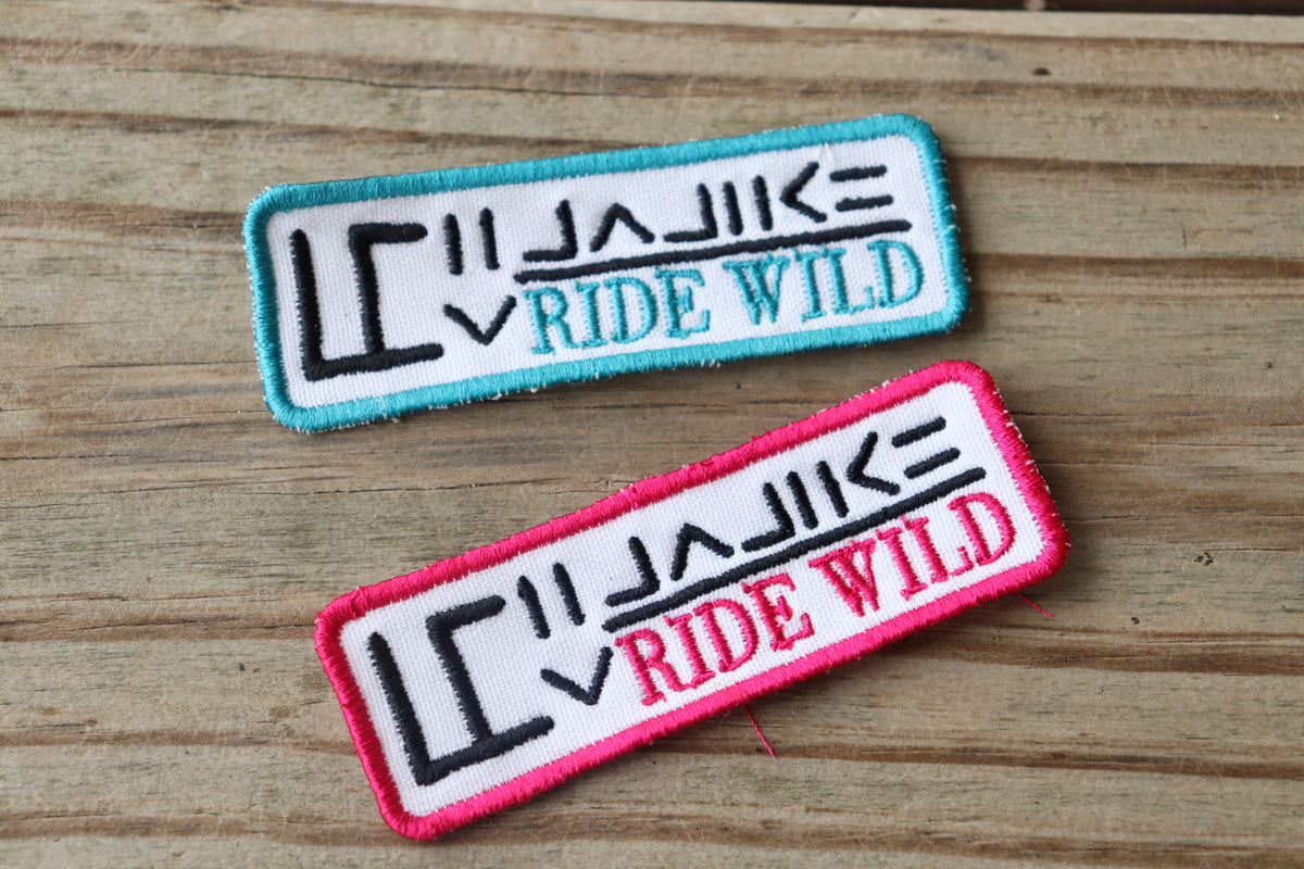RIDE WILD Mustang Freeze Brand Custom Patch | Embroidered