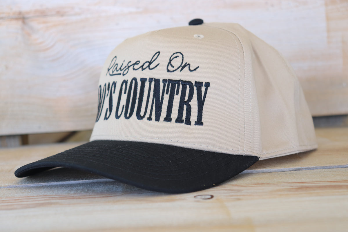 Raised on 90's Country Embroidered Hat