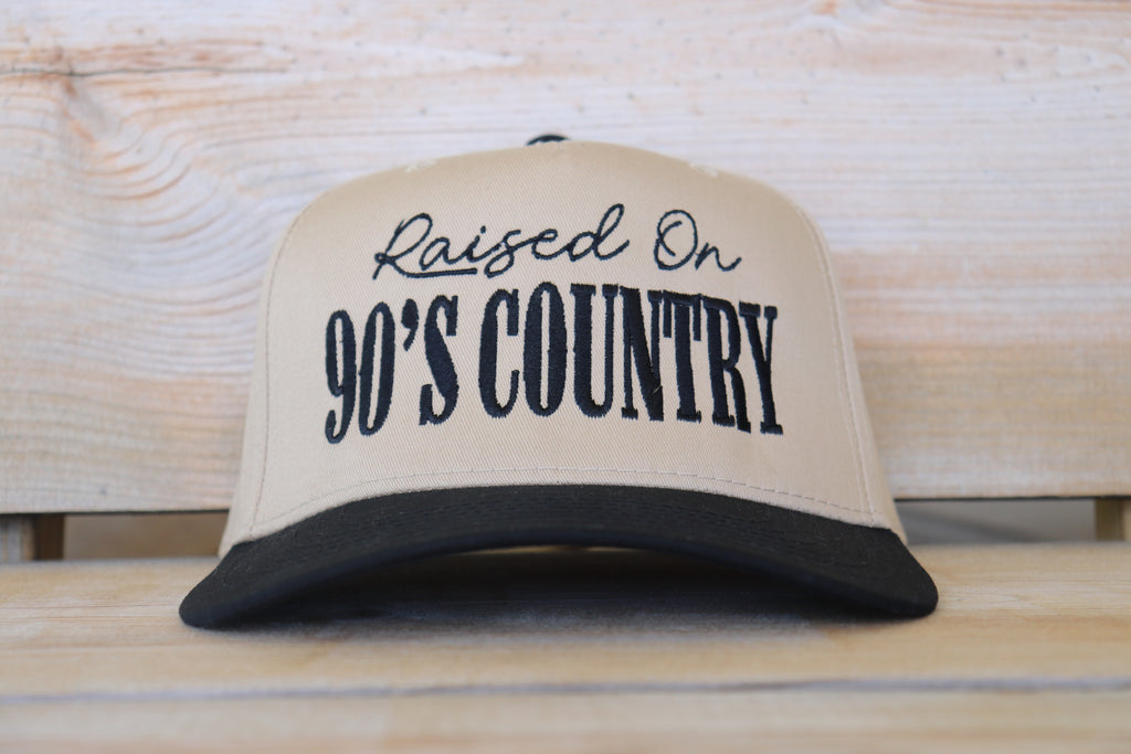 Raised on 90's Country Embroidered Hat