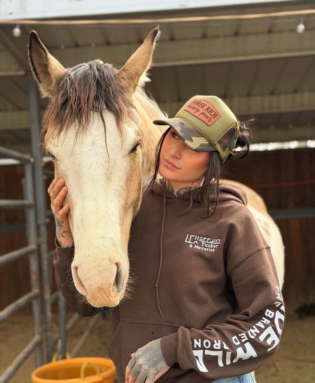 Ride Wild Hoodie | Custom Mustang Freeze Brand Hoodie
