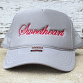 Sweetheart Foam Trucker | Grey with Red Embroidery | CLEARANCE