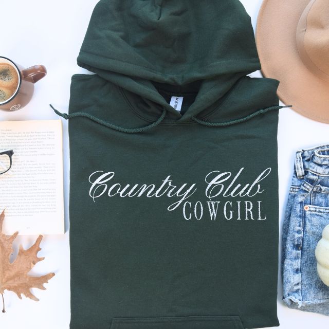 Country Club Cowgirl Hoodie