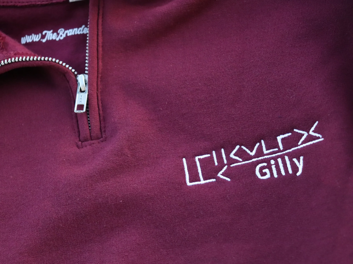 Simple Mustang Freeze Brand Quarter Zip