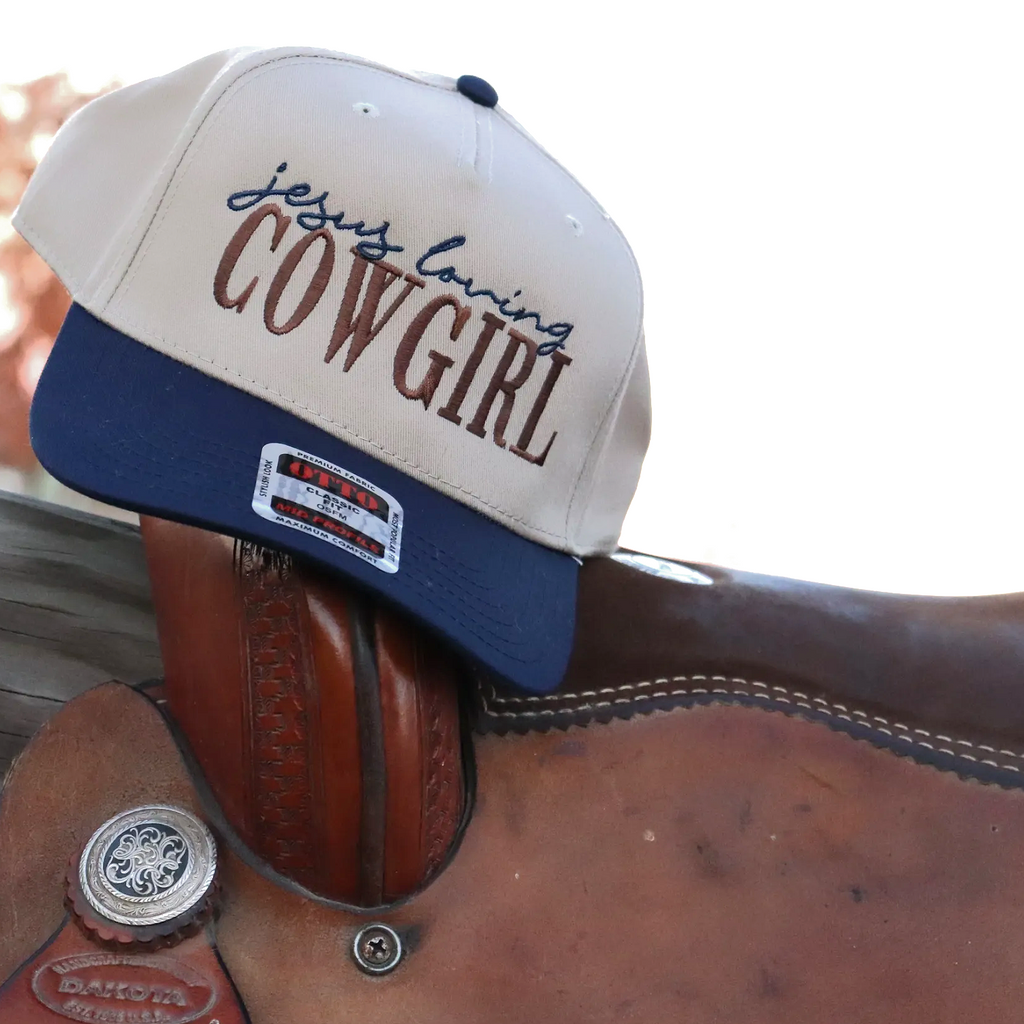 Jesus Loving Cowgirl Embroidered Hat