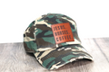 Jesus, Horses, and Coffee Leather Patch Hat