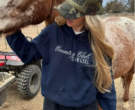 Country Club Cowgirl Hoodie