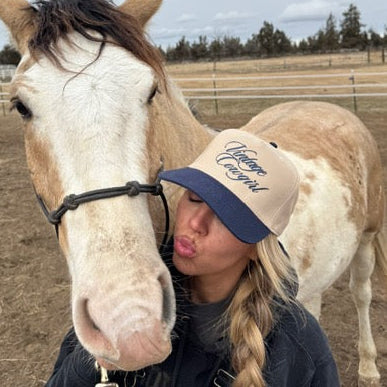 Vintage Cowgirl Embroidered Hat